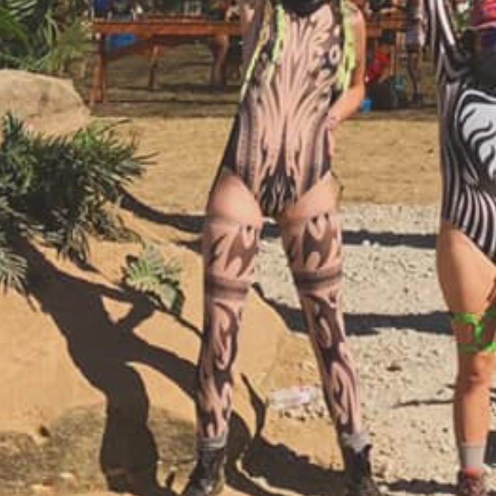 Club exx bodysuit and garters set